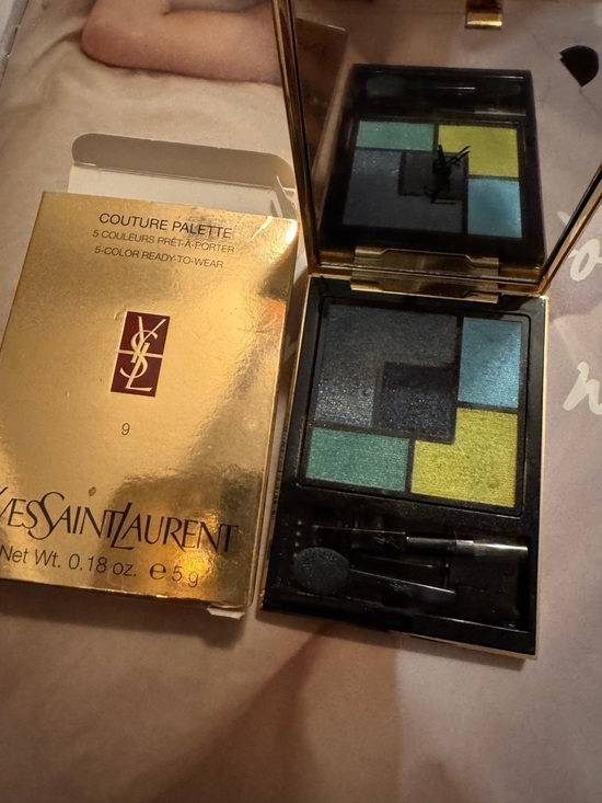 Yves Saint Laurent Other - YSL Eyeshadow Palette in Teal, Lime & Aqua Greens # 10